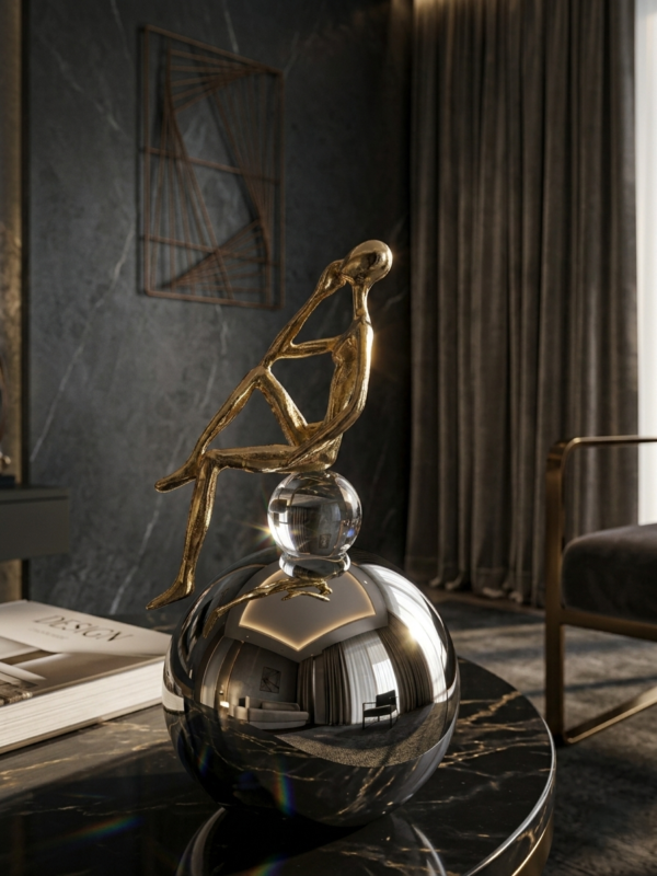 Silent Companions | Abstract Couple Figurine Showpiece