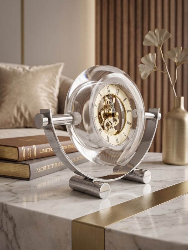 Swirl Clock | Modern Luxury Table Clock