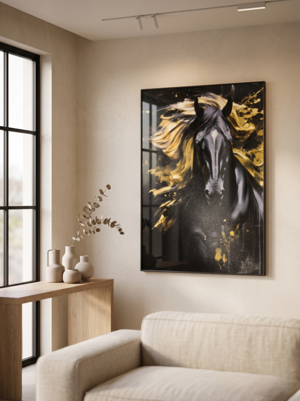 Golden Stallion Luxe Canvas