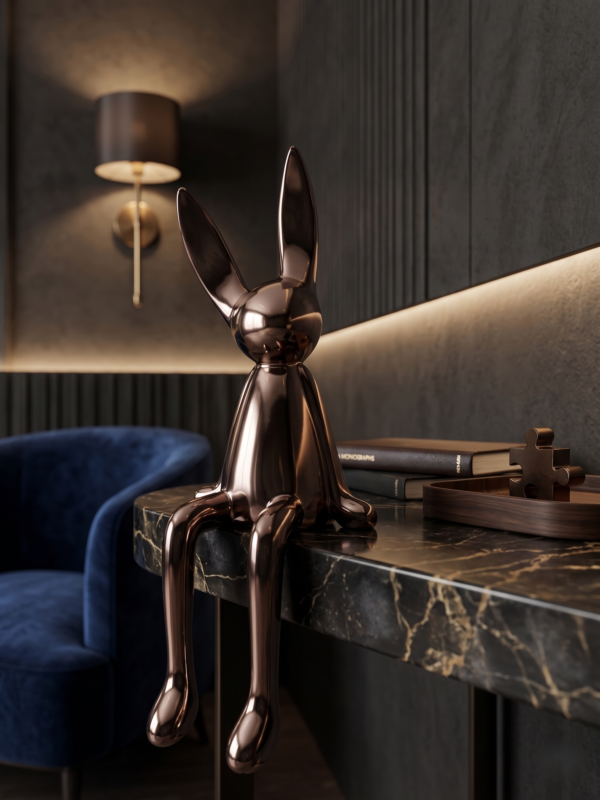 Elegant Sitting Rabbit
