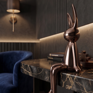 Elegant Sitting Rabbit