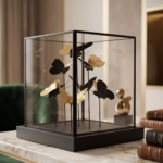 Golden Butterfly Display Box