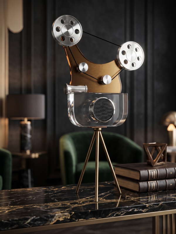 Golden Reel Statement Piece