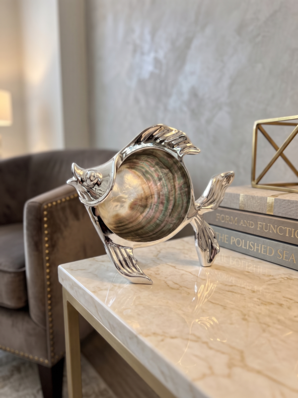 Ocean Pearl Fish Sculpture
