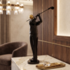 Golf Player Statue