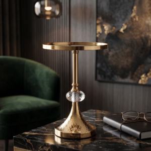 Golden Elegance Dessert Stand