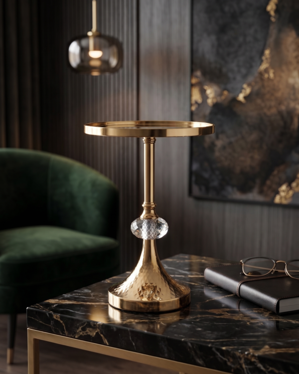 Golden Elegance Dessert Stand
