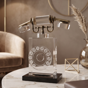 Royal Retro Telephone Sculpture
