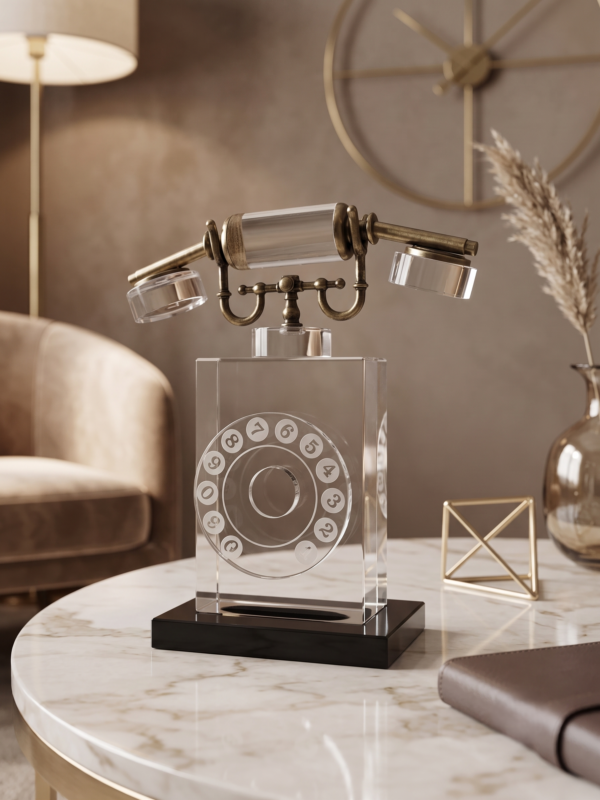 Royal Retro Telephone Sculpture