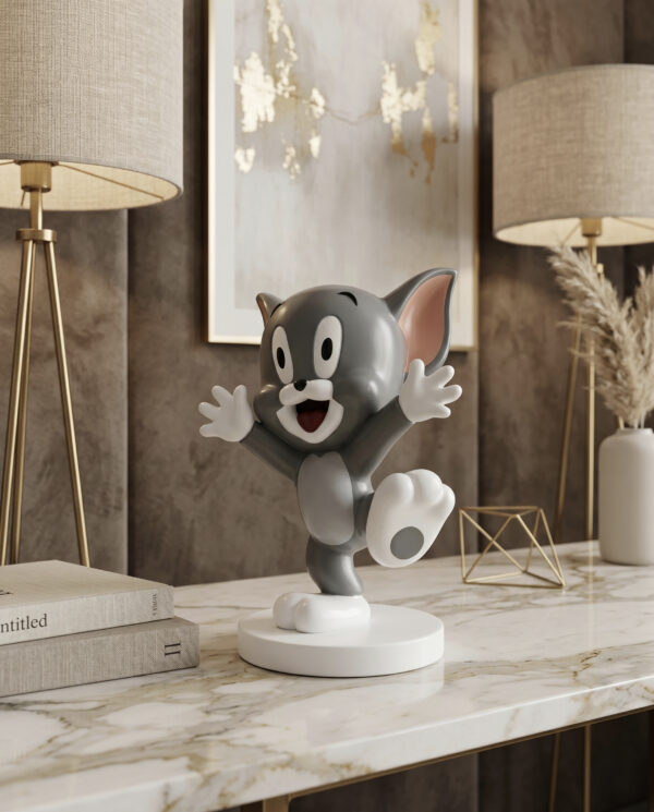 Joyful Kitty Art Statue
