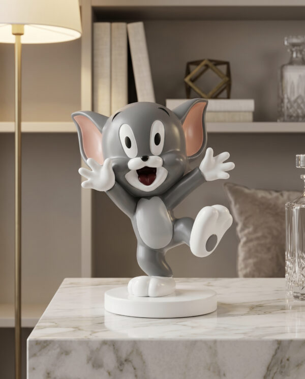 Joyful Kitty Art Statue