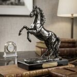 Luxury Black Horse Statue