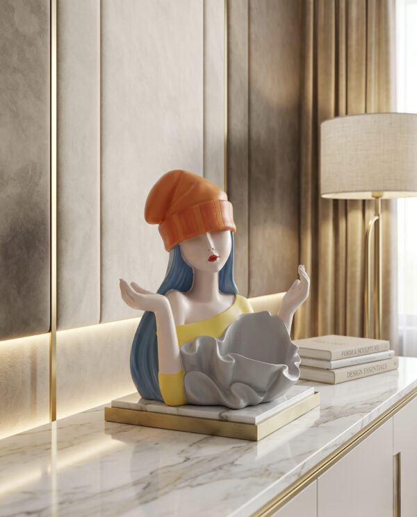 Luna Grace Decorative Bowl Statue