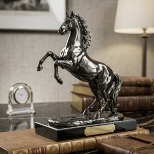 Luxury Black Horse Statue