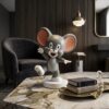 Playful Mouse Showpiece