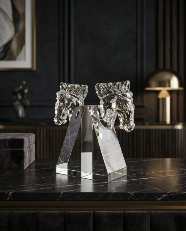 Crystal Harmony Horse Sculpture