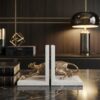 Golden Cheetah Bookend Statue