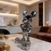 Luxury Chrome Mouse Statue