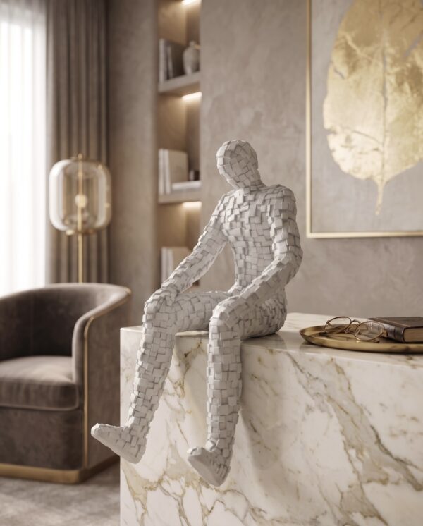 Mosaic Human Decorative Statue