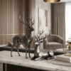 Majestic Deer Duo Statue