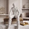 Mosaic Human Decorative Statue