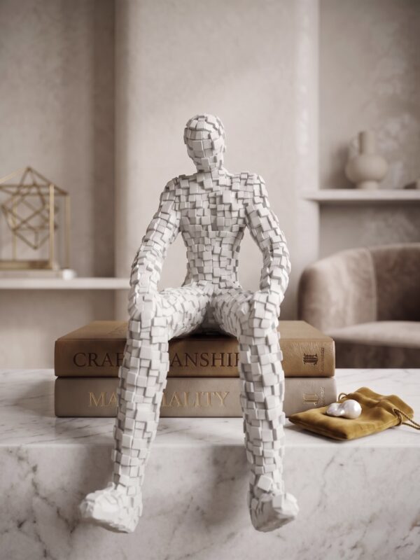 Mosaic Human Decorative Statue