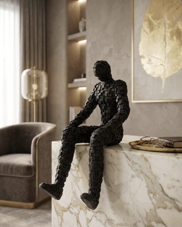 Mosaic Reflection Sculpture