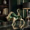 Royal Emerald Bull Statue