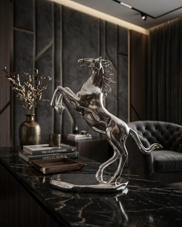 Royal Rearing Horse Statue