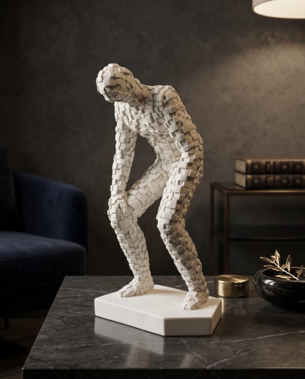 Pixel Human Decorative Statue