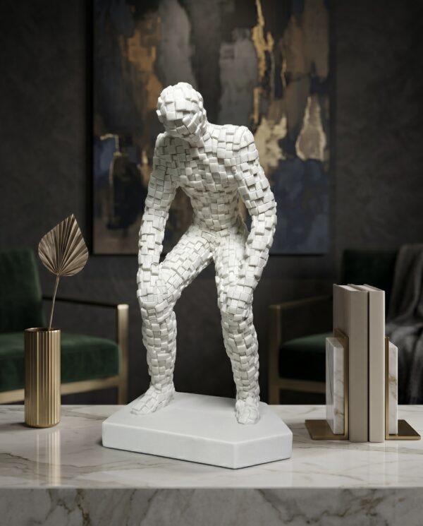 Pixel Human Decorative Statue