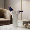 Azure Stallion Decorative Sculpture