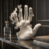 Modern White Hand Decorative Statue
