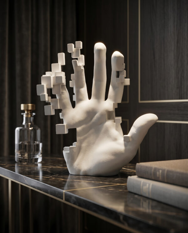 Modern White Hand Decorative Statue