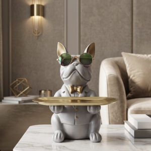 Luxury French Bulldog Butler Tray