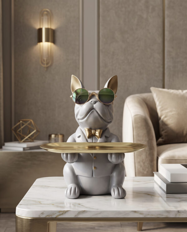 Luxury French Bulldog Butler Tray