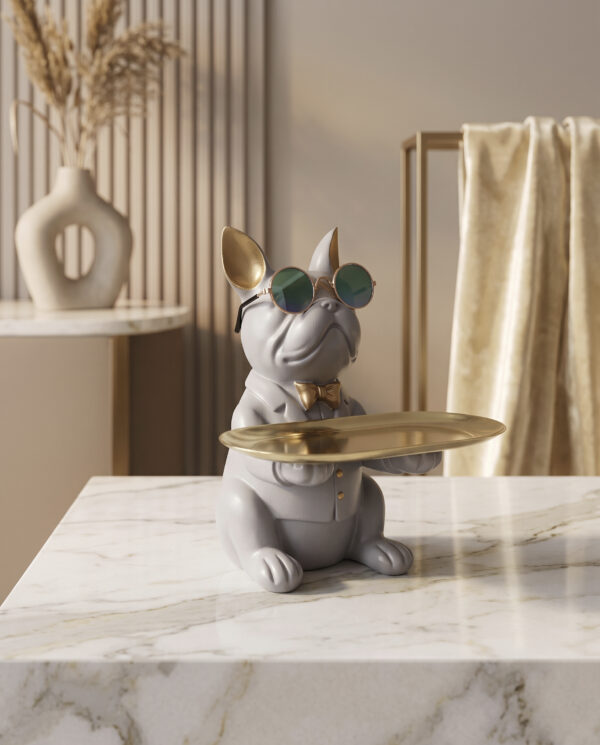 Luxury French Bulldog Butler Tray
