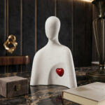 Modern Heart Soul Decorative Statue