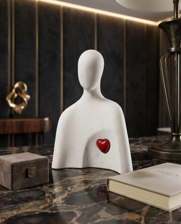 Modern Heart Soul Decorative Statue