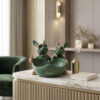 Luxury French Bulldog Couple Tray