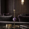 Elegant Crystal Taper Candle Holder