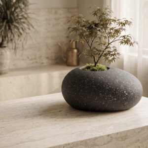 Modern Stone Bonsai Planter