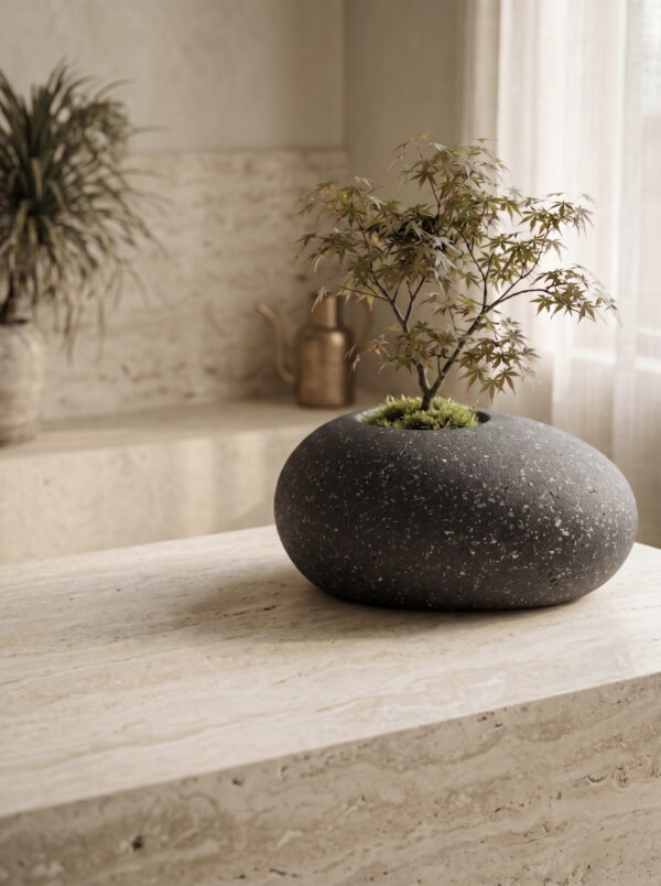 Modern Stone Bonsai Planter