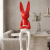 Elegant Bunny Decorative Figurine