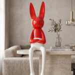 Elegant Bunny Decorative Figurine