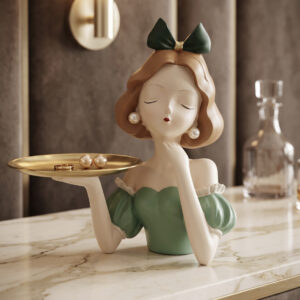 Modern Lady Decorative Tray