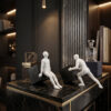 Abstract Human Figure Showpiece Set