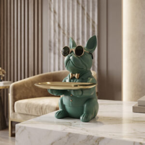 Luxury French Bulldog Butler Tray
