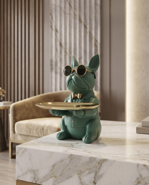 Luxury French Bulldog Butler Tray