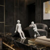 Abstract Human Figure Showpiece Set